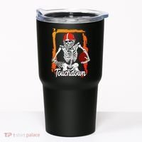 Football For Kids Halloween Skeleton Tumbler thumb 0