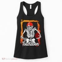 Football For Kids Halloween Skeleton Women's Tank Top thumb 0