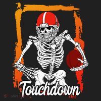 Football For Kids Halloween Skeleton Hat thumb 2