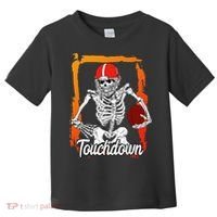 Football For Kids Halloween Skeleton Toddler T-Shirt thumb 0