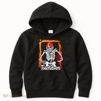 Football For Kids Halloween Skeleton Kids Hoodie thumb 0