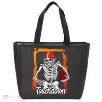 Football For Kids Halloween Skeleton Tote Bag thumb 0