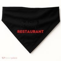 Funny Fu King Chinese Restaurant Joke Novelty USA-Made Doggie Bandana thumb 0