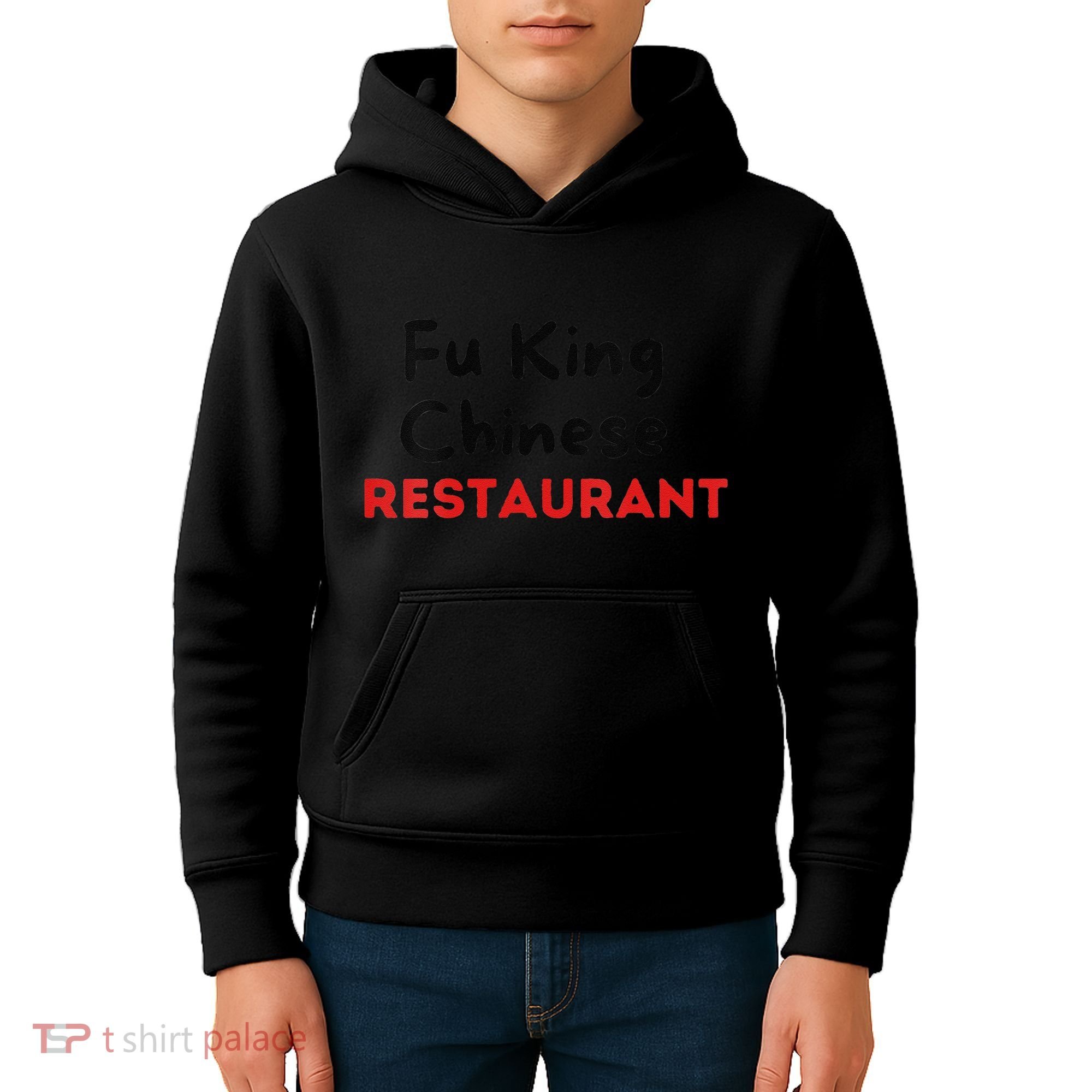 Funny Fu King Chinese Restaurant Joke Novelty Kids Hoodie