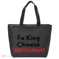 Funny Fu King Chinese Restaurant Joke Novelty Tote Bag thumb 0