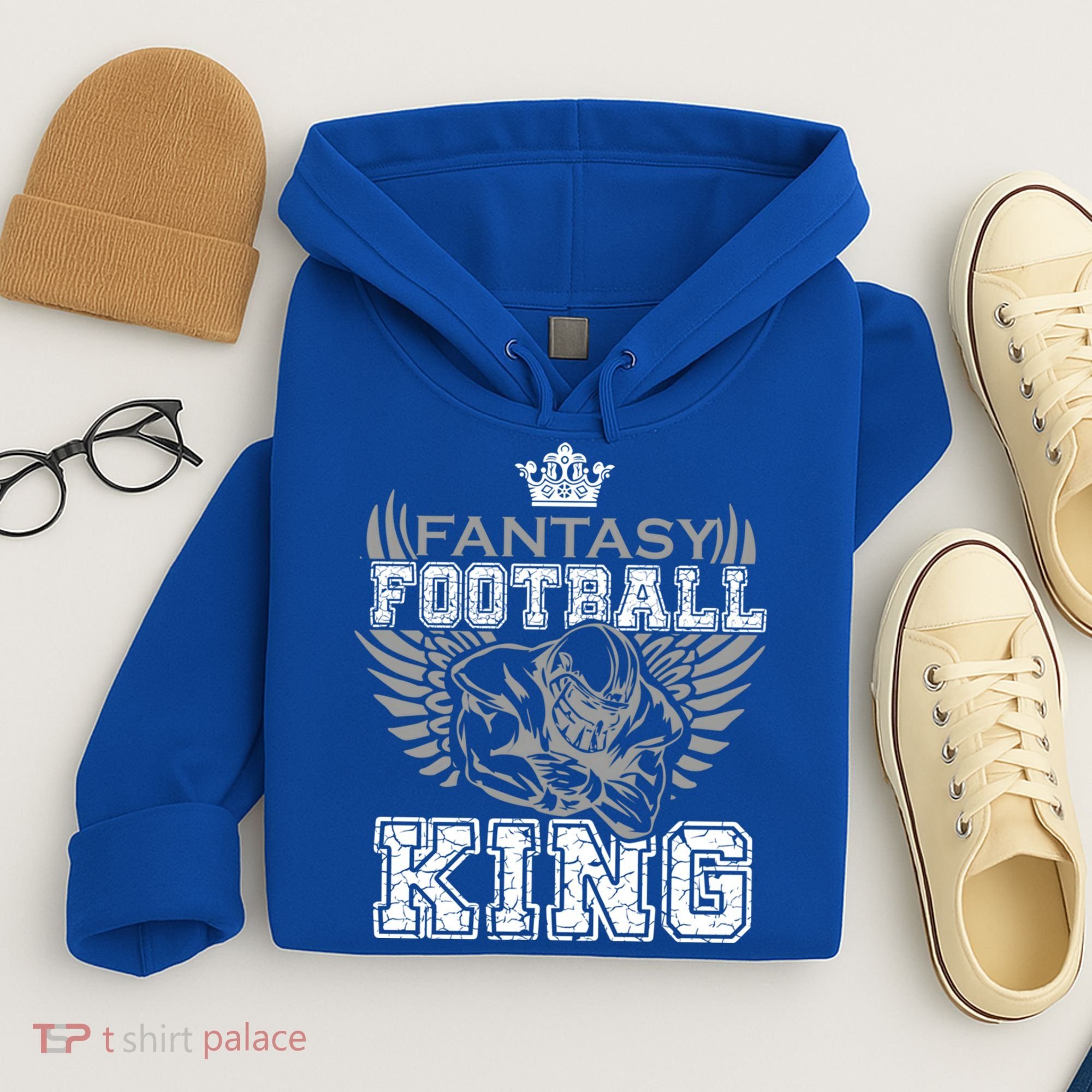 Fantasy Football King League Legend Draft Day Party Gift Hoodie