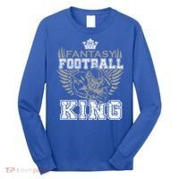 Fantasy Football King League Legend Draft Day Party Gift Long Sleeve Shirt thumb 0