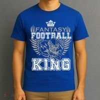 Fantasy Football King League Legend Draft Day Party Gift T-Shirt thumb 3