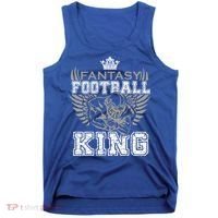 Fantasy Football King League Legend Draft Day Party Gift Tank Top thumb 0