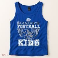 Fantasy Football King League Legend Draft Day Party Gift Tank Top thumb 2
