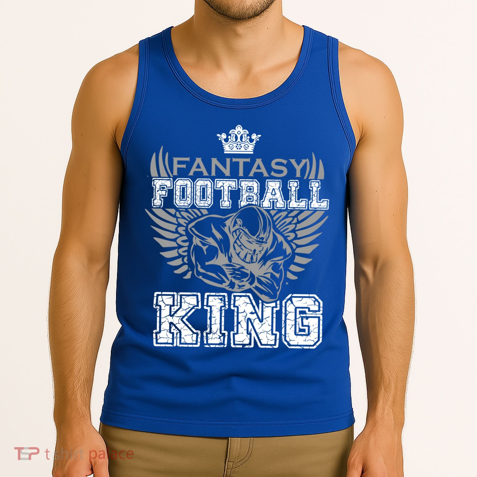 Fantasy Football King League Legend Draft Day Party Gift Tank Top