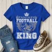 Fantasy Football King League Legend Draft Day Party Gift Women's T-Shirt thumb 3