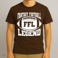 FFL Fantasy Football Legend Sports Fan T-Shirt thumb 3