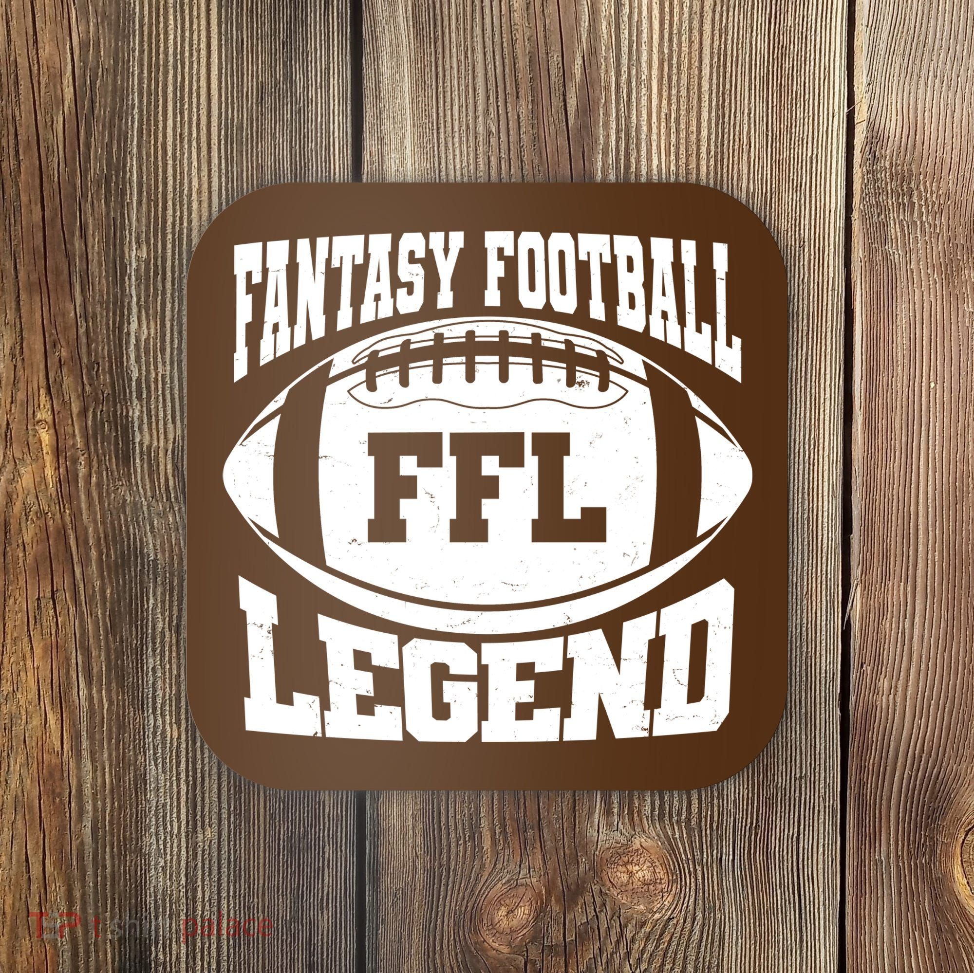 FFL Fantasy Football Legend Sports Fan Coaster