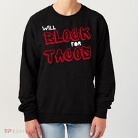 Funny Football Lineman Serving Pancakes Offensive Line Women's Sweatshirt thumb 0