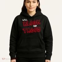 Funny Football Lineman Serving Pancakes Offensive Line Hoodie thumb 5