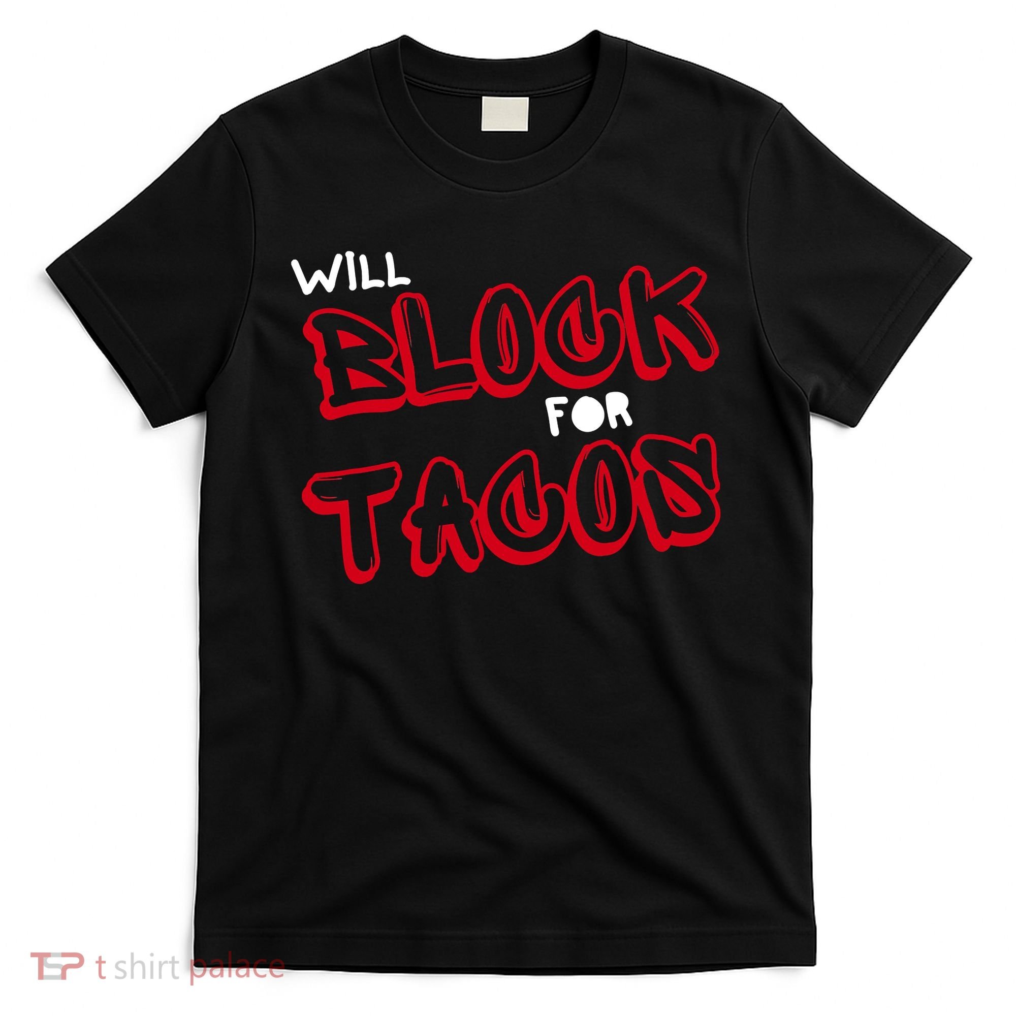 Funny Football Lineman Serving Pancakes Offensive Line T-Shirt