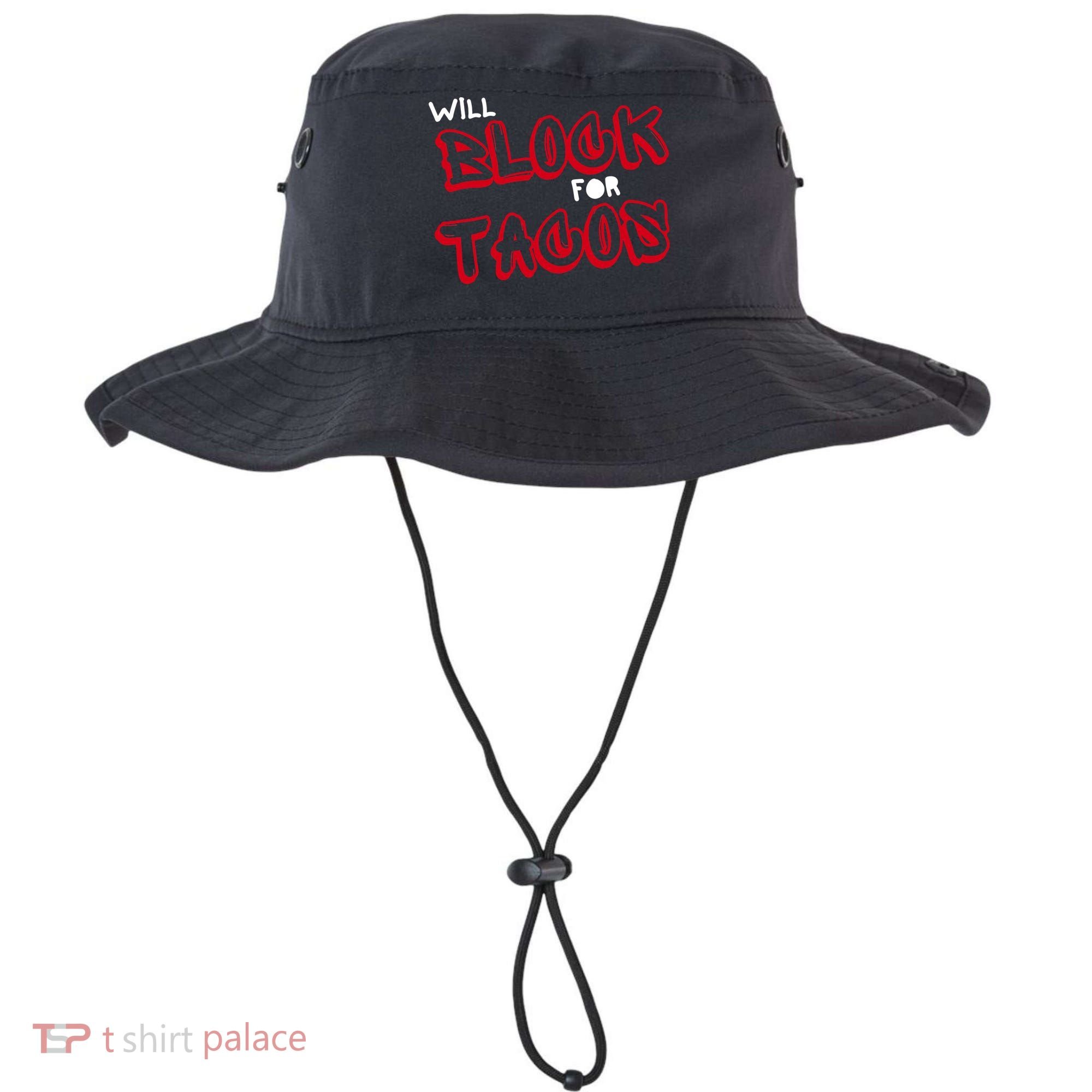 Funny Football Lineman Serving Pancakes Offensive Line Bucket Hat
