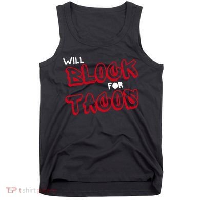 Funny Football Lineman Serving Pancakes Offensive Line Tank Top
