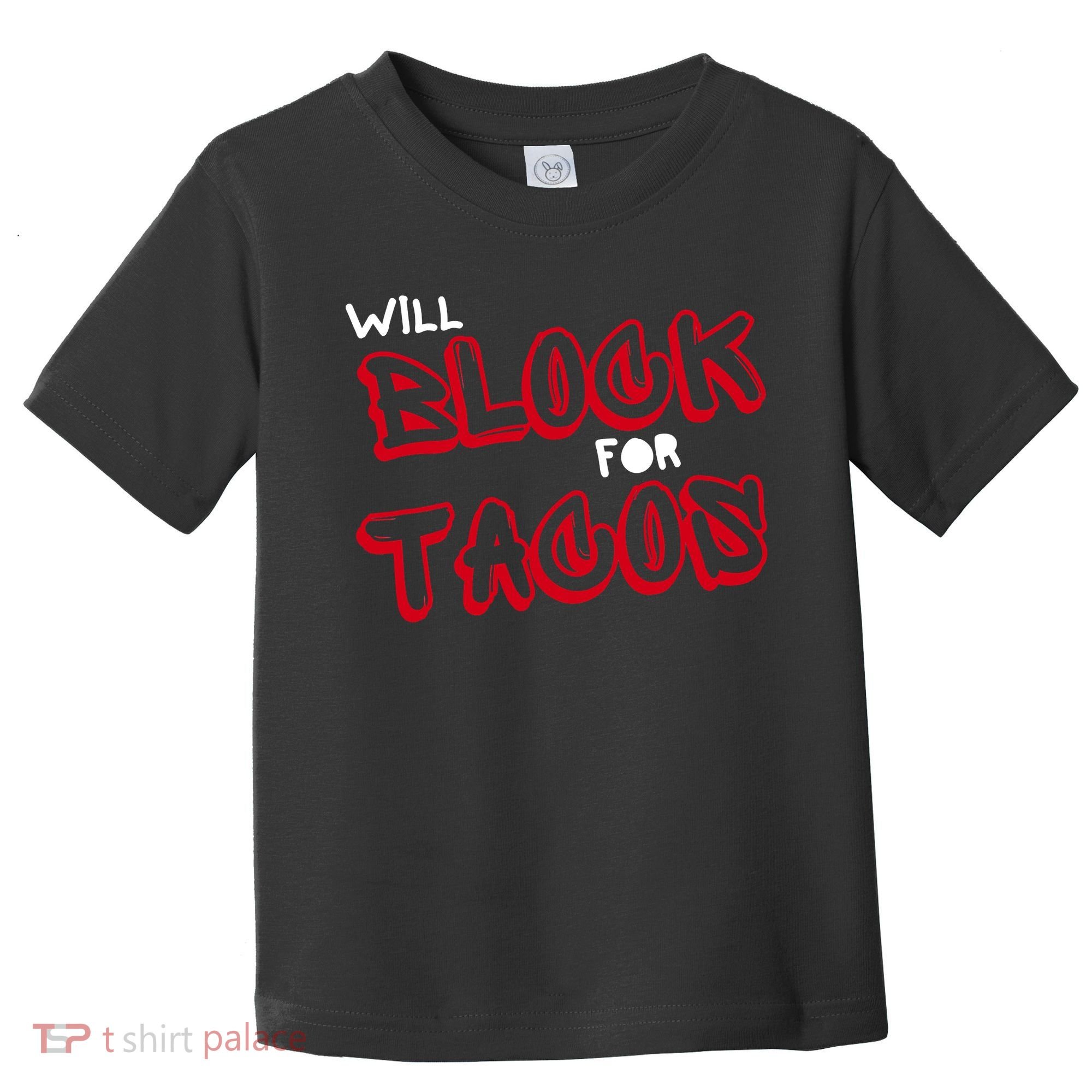 Funny Football Lineman Serving Pancakes Offensive Line Toddler T-Shirt