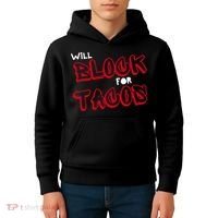 Funny Football Lineman Serving Pancakes Offensive Line Kids Hoodie thumb 4