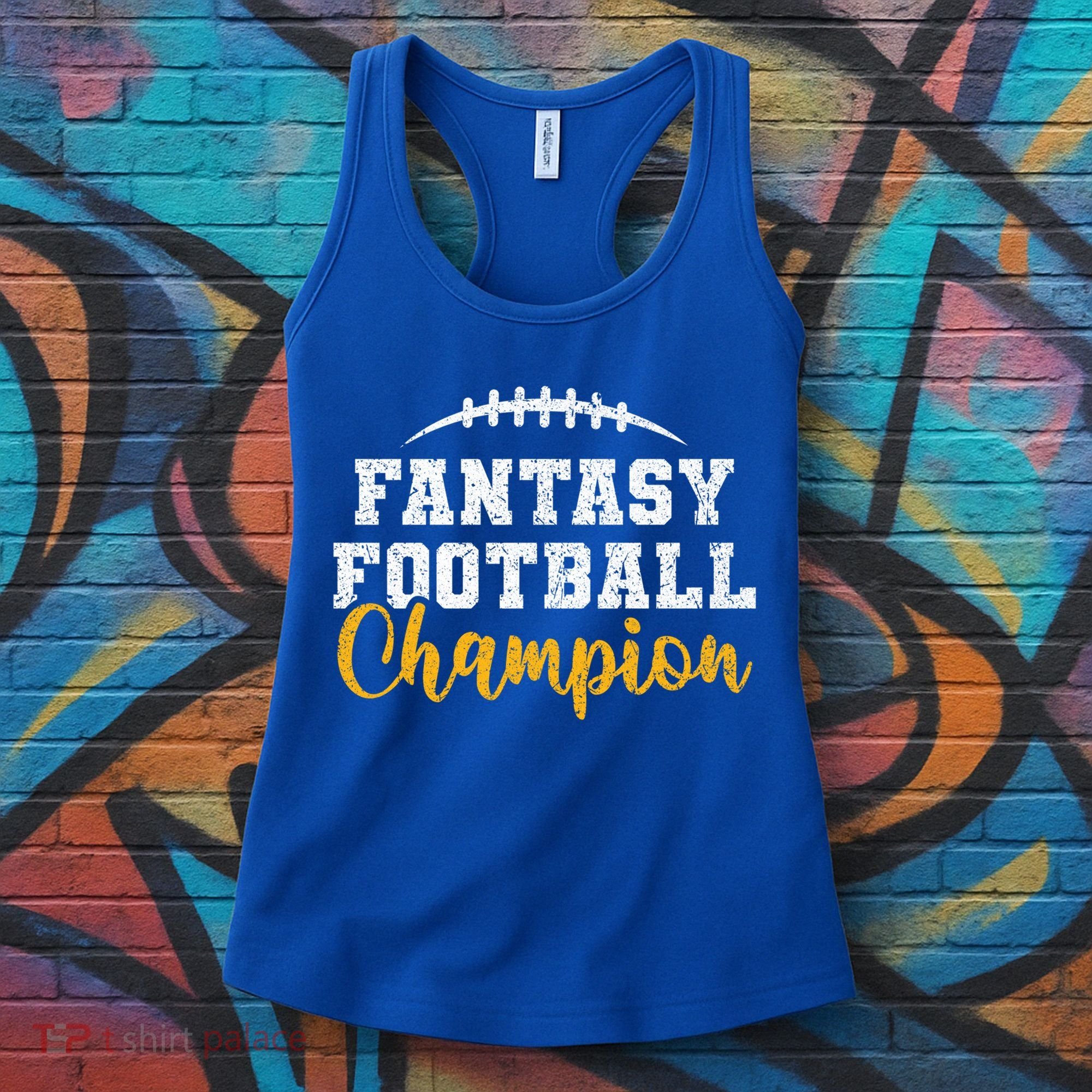 Fantasy Football League Winner Fantasy Football Champion Gift Women's Tank Top