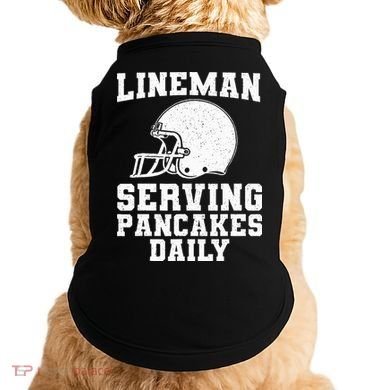 Funny Football Lineman Art For Offensive Lineman Doggie Tank