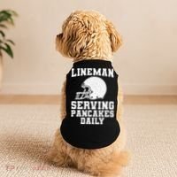 Funny Football Lineman Art For Offensive Lineman Doggie Tank thumb 2