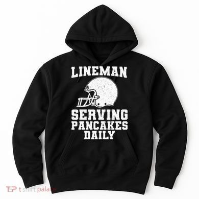 Funny Football Lineman Art For Offensive Lineman Hoodie