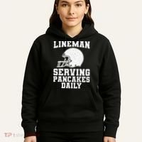Funny Football Lineman Art For Offensive Lineman Hoodie thumb 5