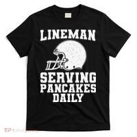 Funny Football Lineman Art For Offensive Lineman T-Shirt thumb 0