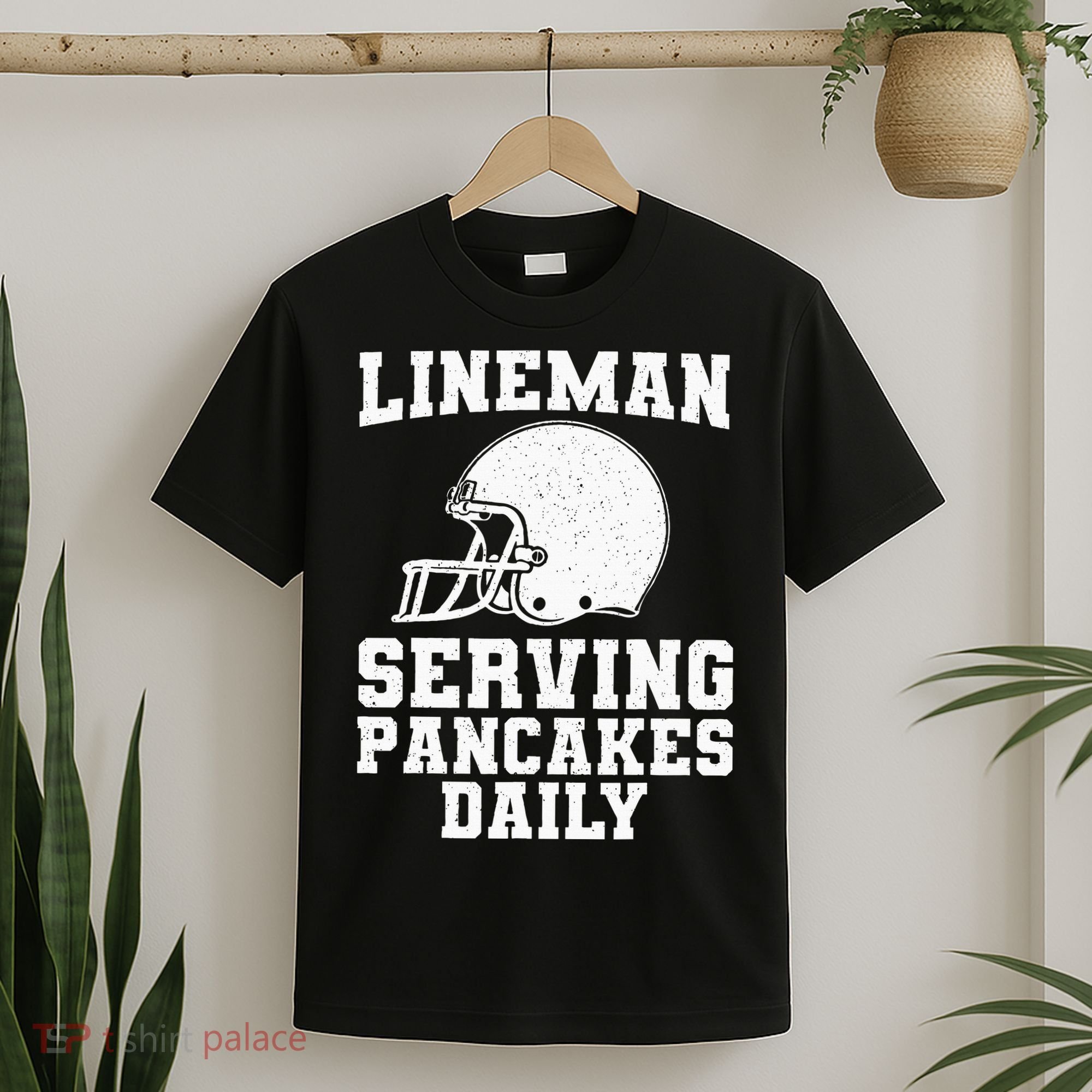 Funny Football Lineman Art For Offensive Lineman T-Shirt