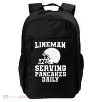 Funny Football Lineman Art For Offensive Lineman Backpack thumb 0