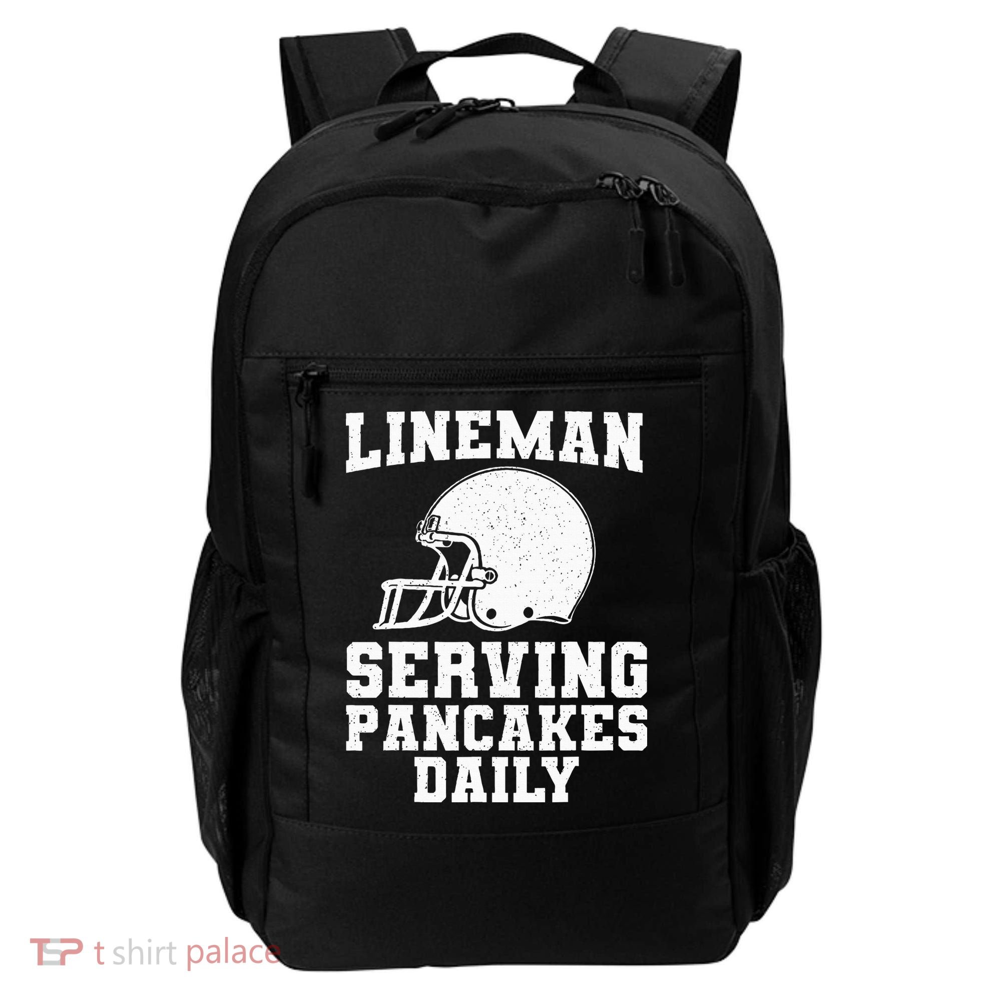Funny Football Lineman Art For Offensive Lineman Backpack