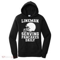 Funny Football Lineman Art For Offensive Lineman Women's Hoodie thumb 0