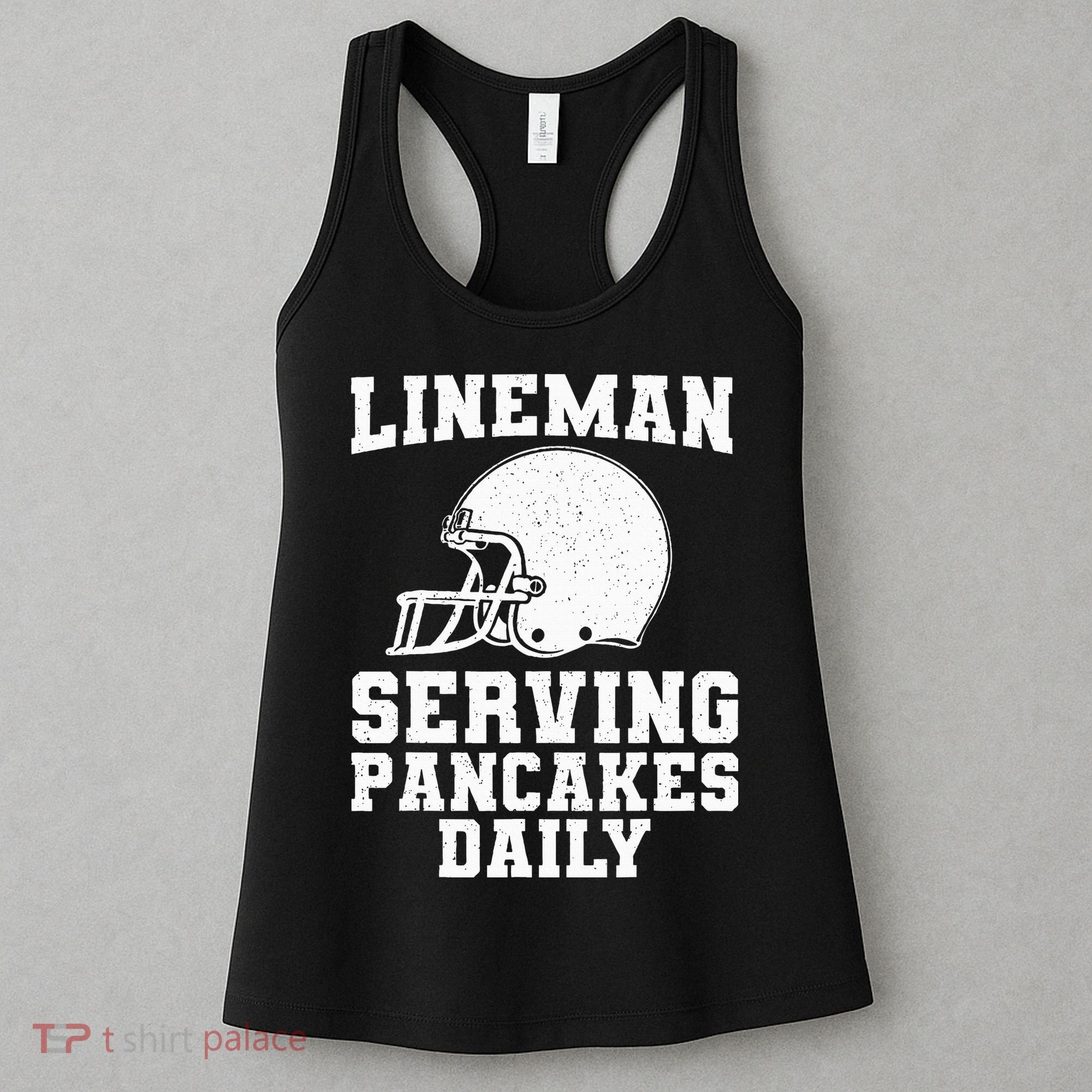 Funny Football Lineman Art For Offensive Lineman Women's Tank Top