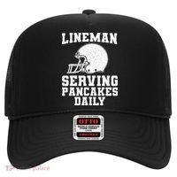 Funny Football Lineman Art For Offensive Lineman Hat thumb 0
