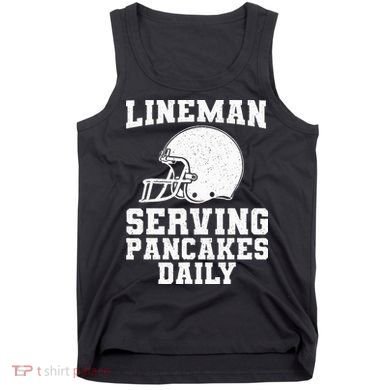 Funny Football Lineman Art For Offensive Lineman Tank Top