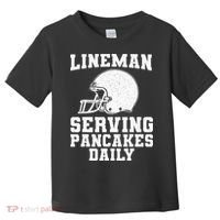 Funny Football Lineman Art For Offensive Lineman Toddler T-Shirt thumb 0