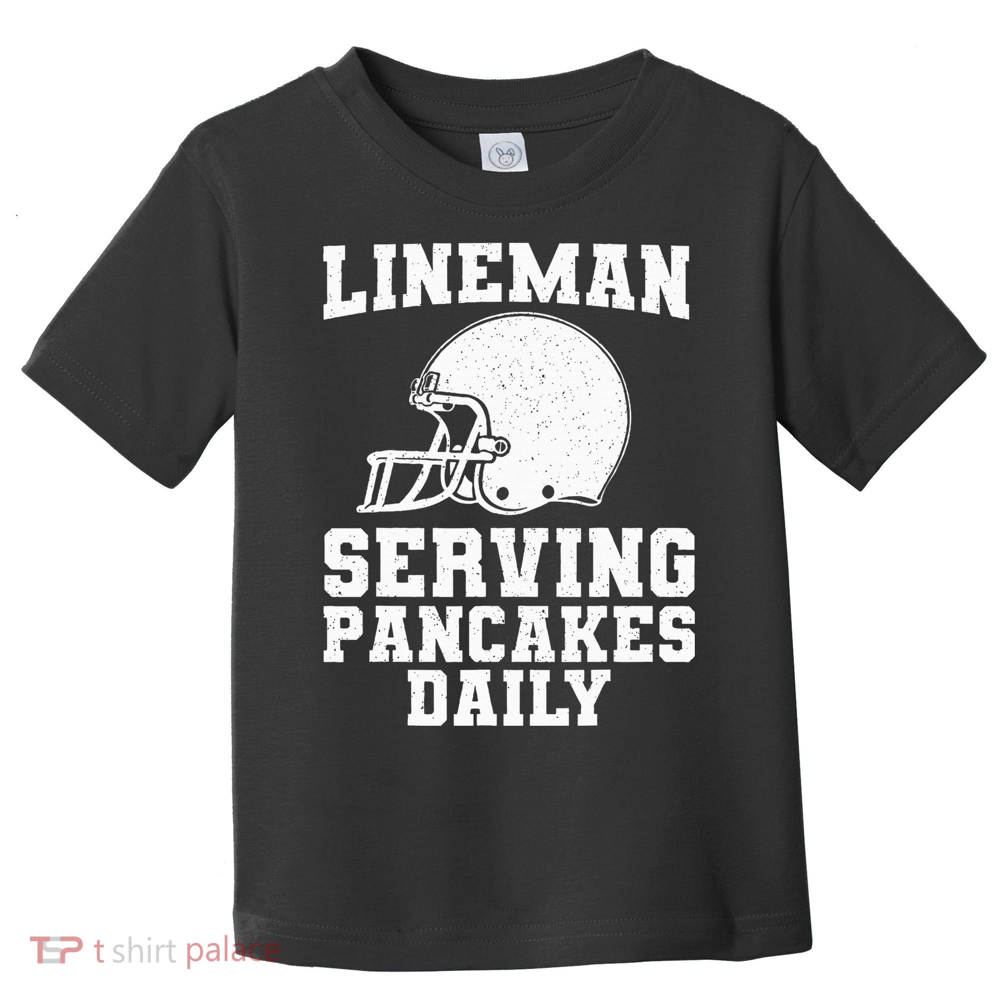Funny Football Lineman Art For Offensive Lineman Toddler T-Shirt
