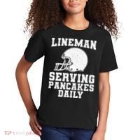 Funny Football Lineman Art For Offensive Lineman Kids T-Shirt thumb 2