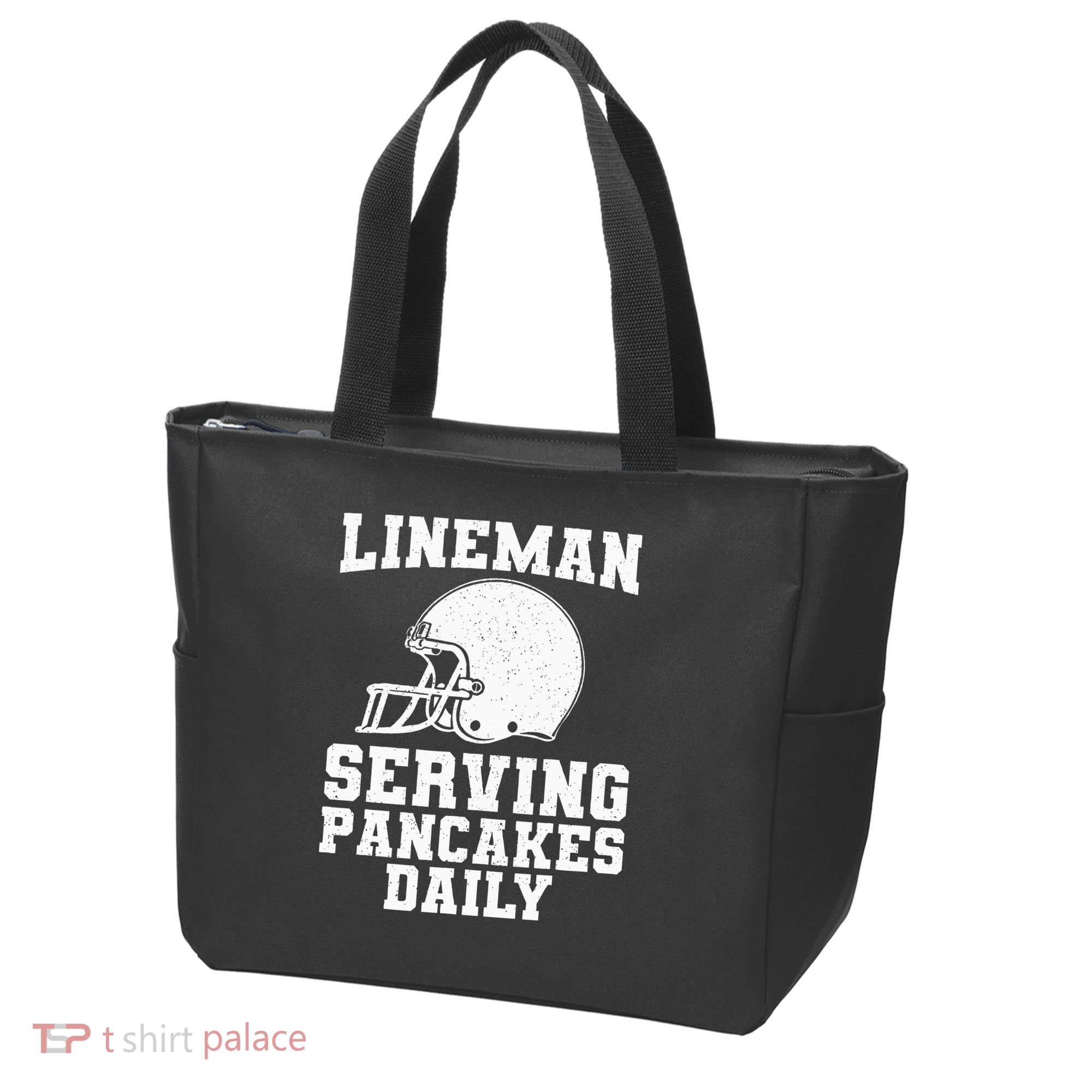 Funny Football Lineman Art For Offensive Lineman Tote Bag