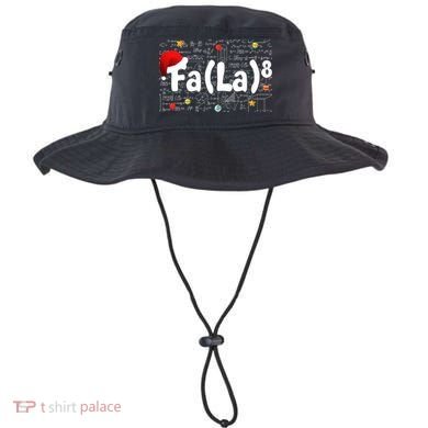 Funny Fa La 8 Merry Xmas Song Math Teacher Santa Hat Bucket Hat