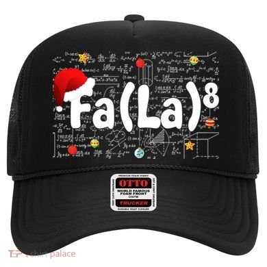 Funny Fa La 8 Merry Xmas Song Math Teacher Santa Hat Hat