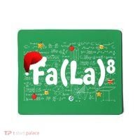 Funny Fa La 8 Merry Xmas Song Math Teacher Santa Hat Mousepad thumb 0