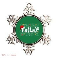Funny Fa La 8 Merry Xmas Song Math Teacher Santa Hat Ornament thumb 0