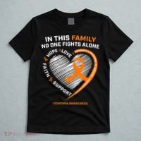Family Fight Leukemia Awareness Products Gift T-Shirt thumb 5