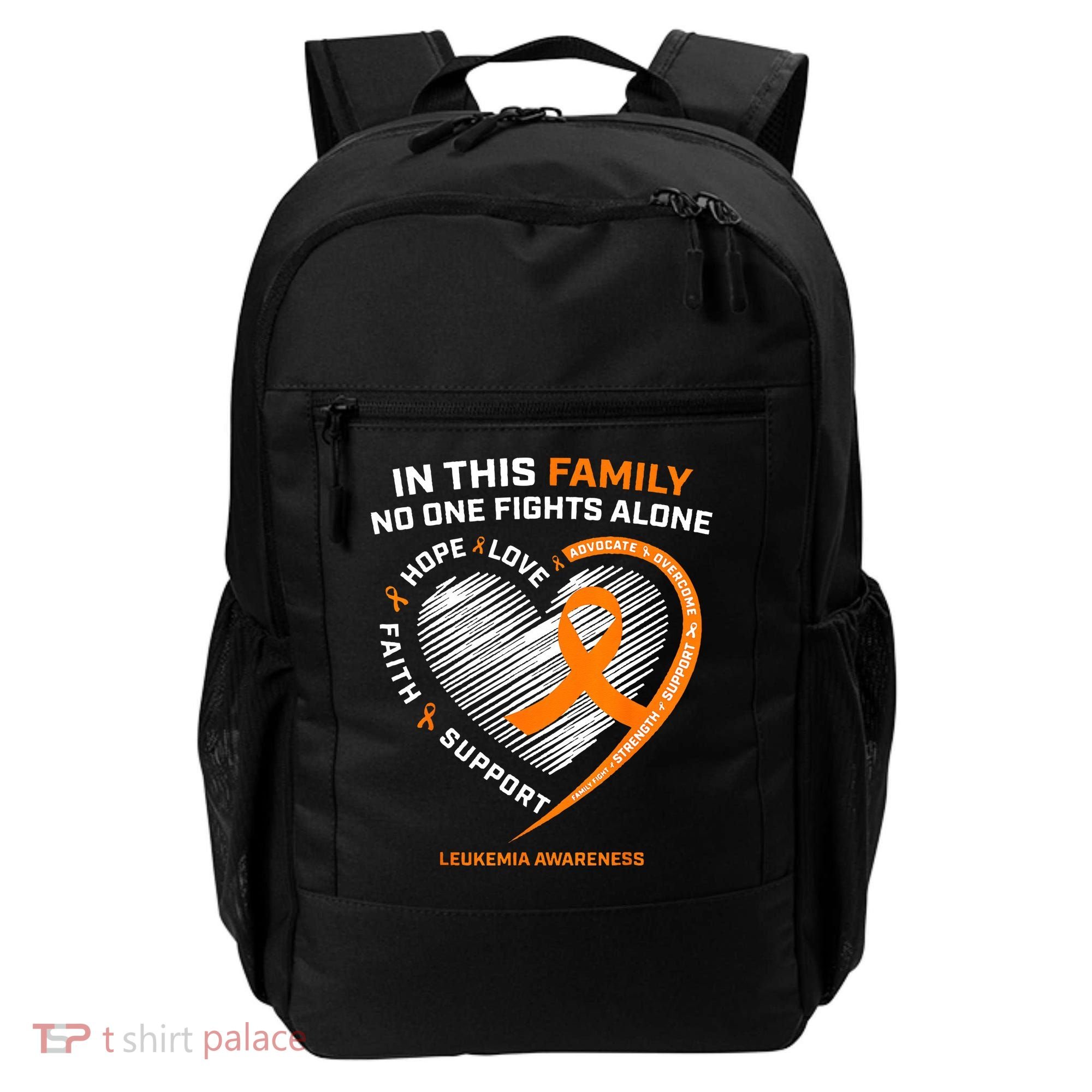 Family Fight Leukemia Awareness Products Gift Backpack