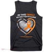 Family Fight Leukemia Awareness Products Gift Tank Top thumb 0