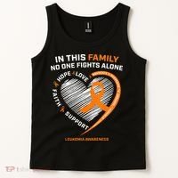 Family Fight Leukemia Awareness Products Gift Tank Top thumb 2